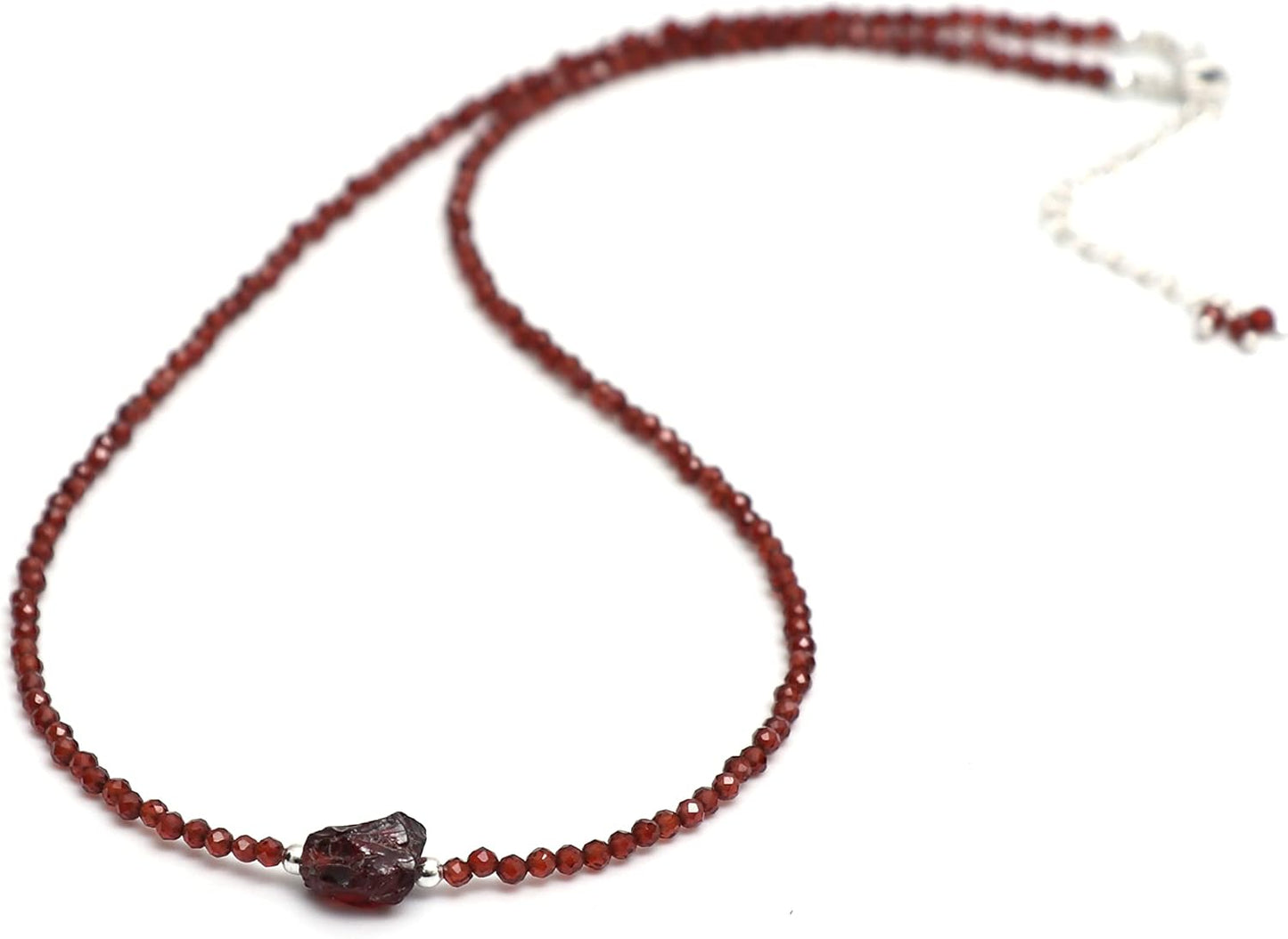 Natural Beaded Gemstone Choker Necklace for Energy Healing
