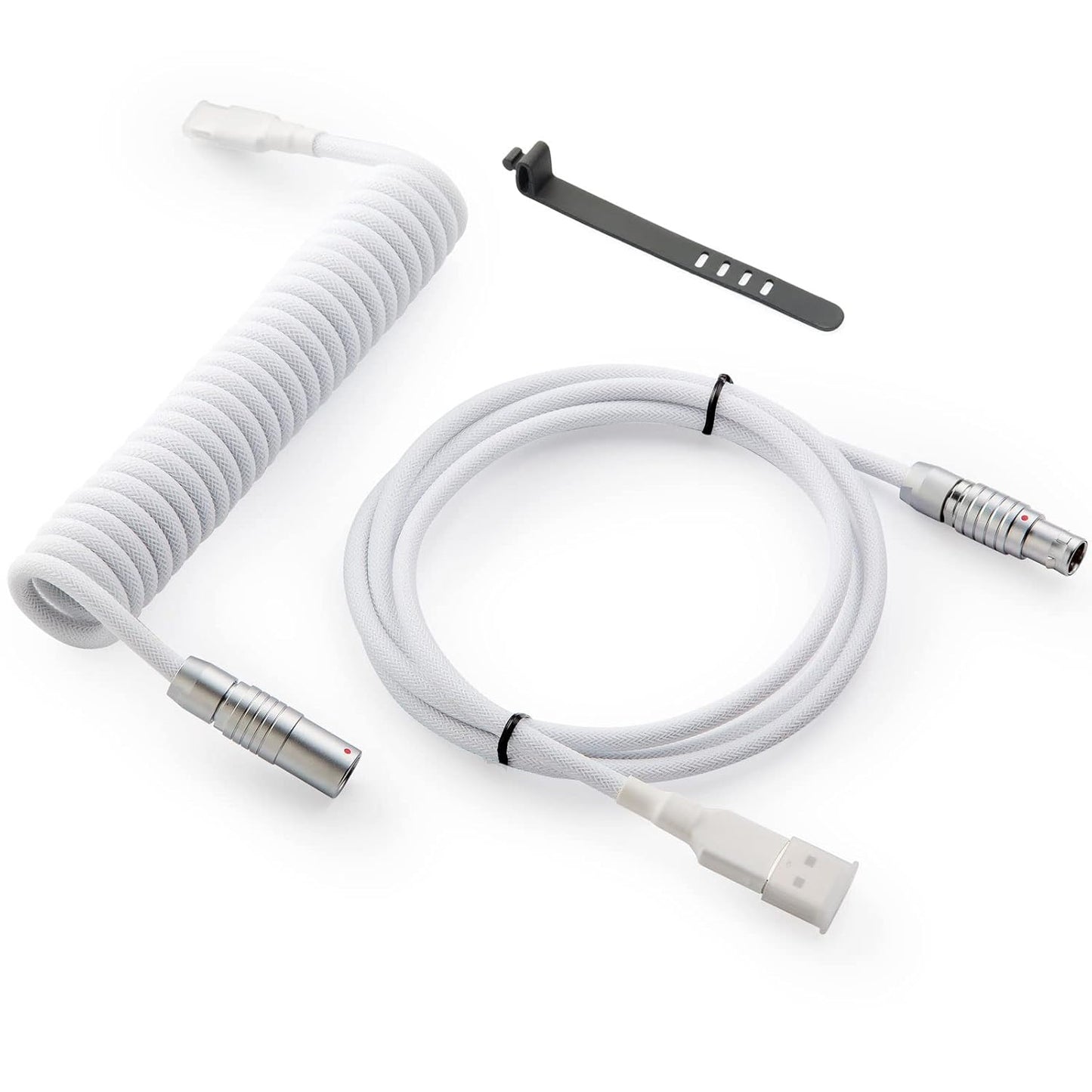 GUNMJO Pro Custom Coiled USB C Cable for Gaming Keyboards