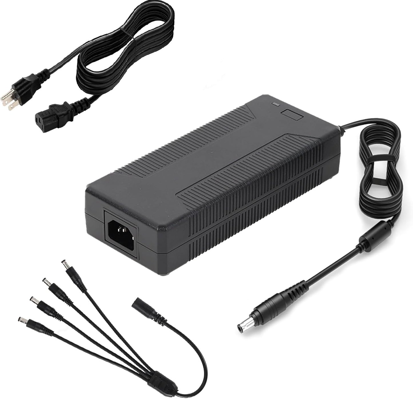 24V10A Power Adapter 240W for LED Strips and Security Cameras