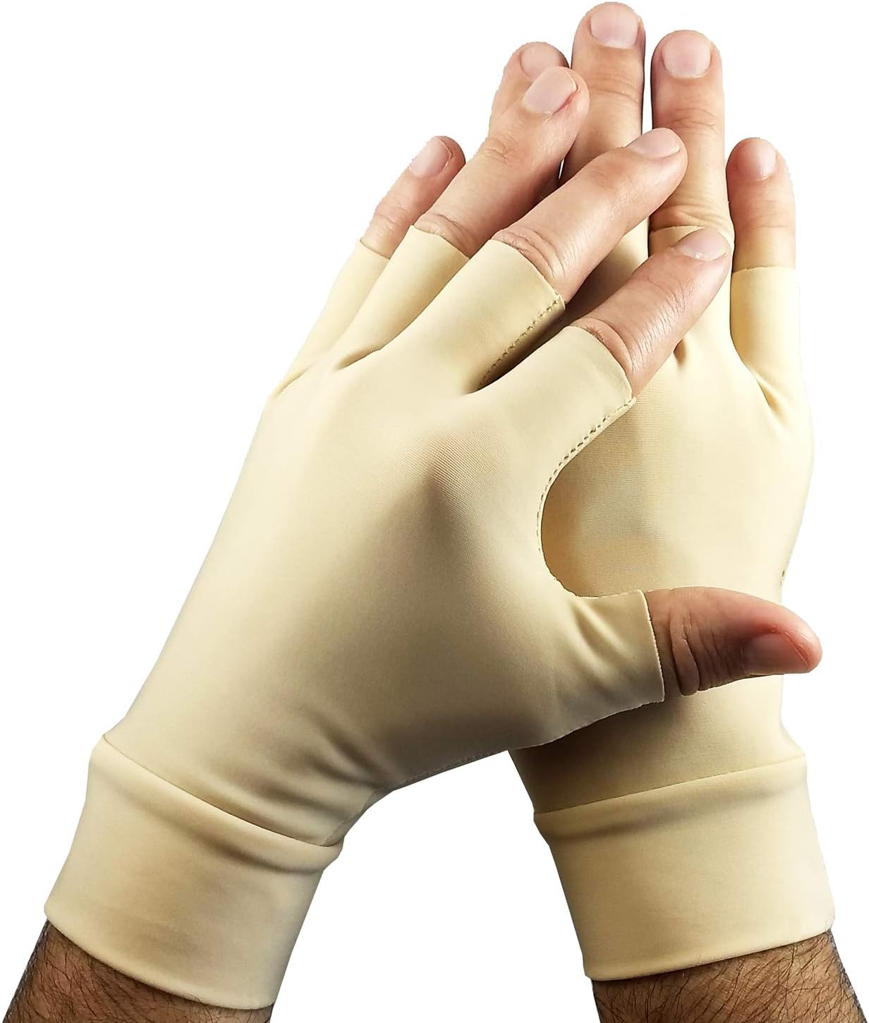 Cover Bruising with Comfort - Fingerless Gloves Pair