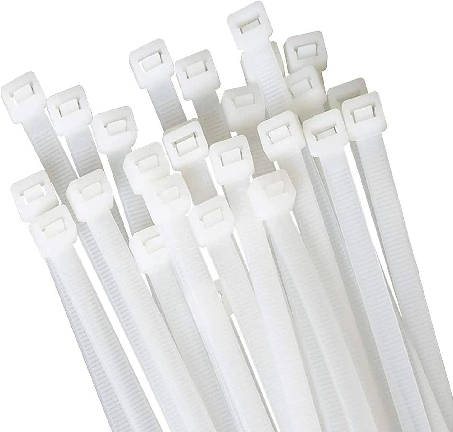 WANGFA 18 Outdoor Cable Ties - 100 Pack, 60 lbs Tensile