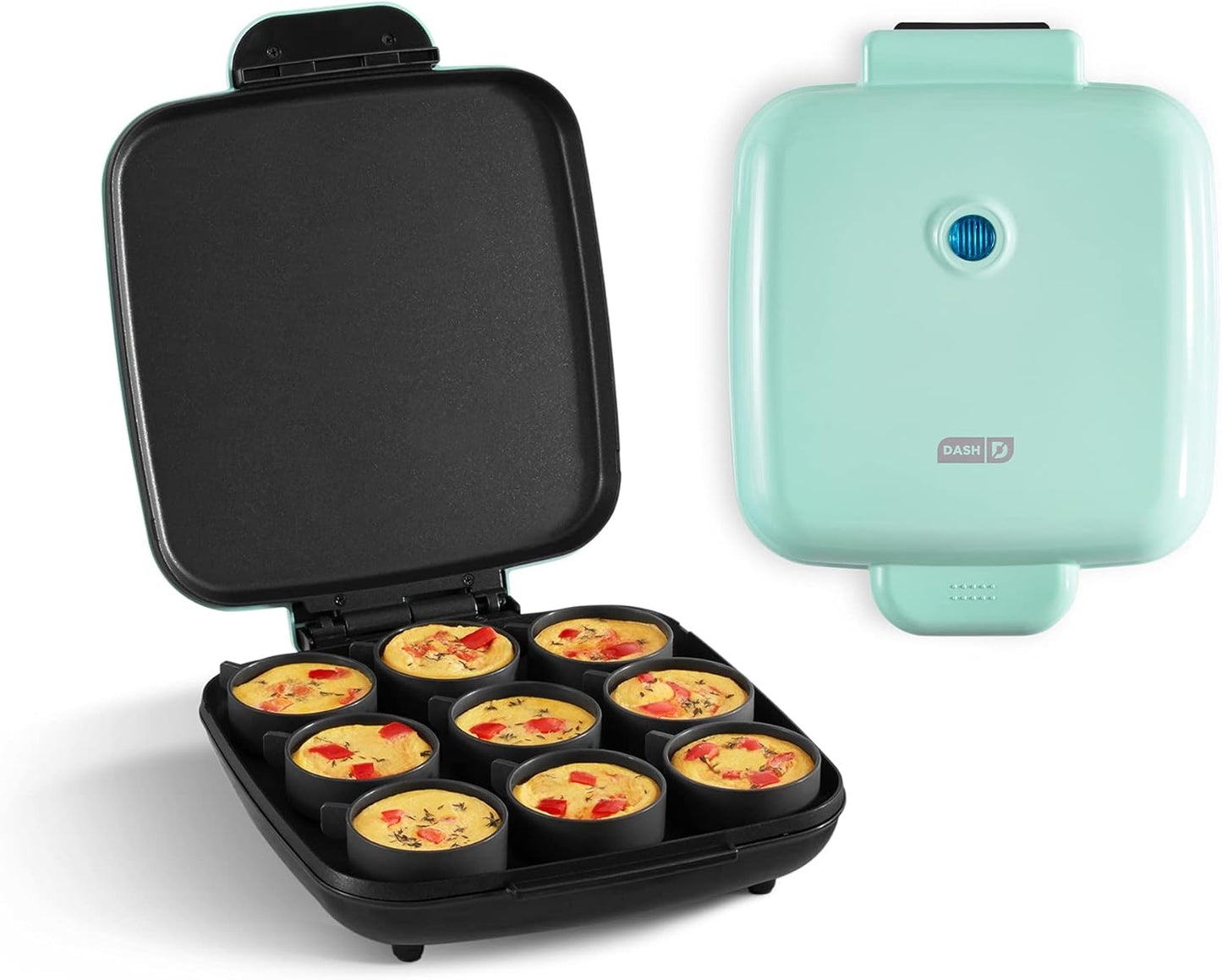 DASH Sous Vide Egg Bite Maker, Healthy Family Snacks, Aqua