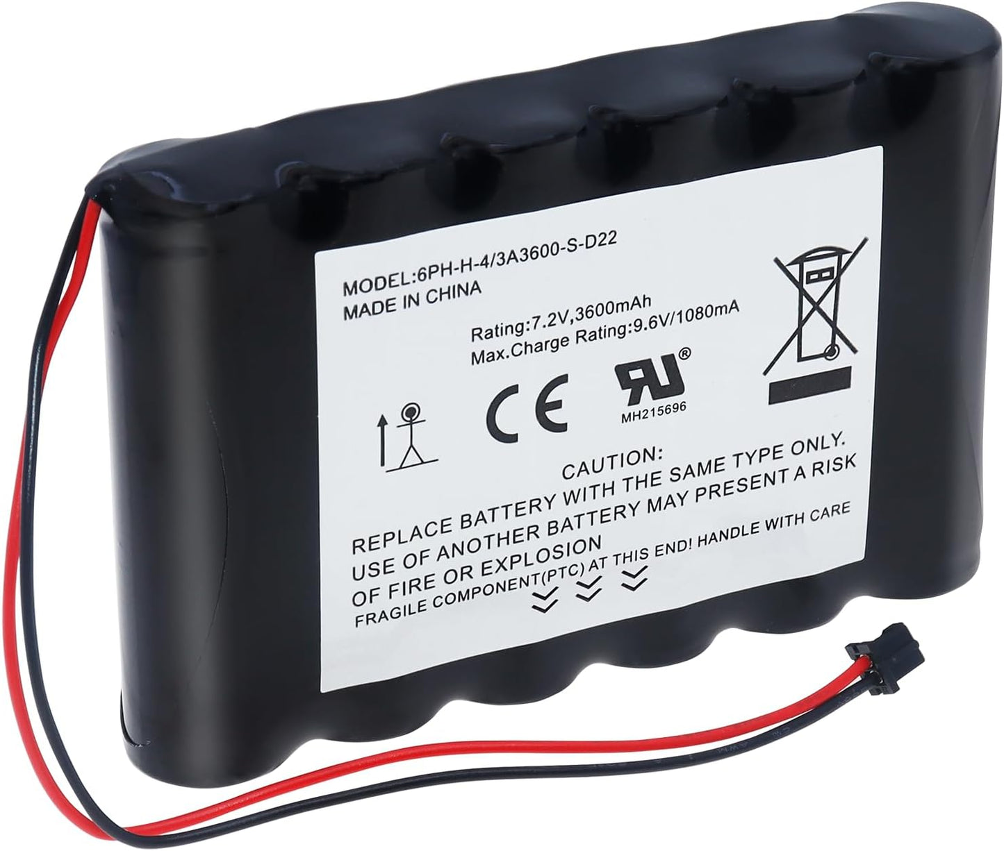 6PH-H-4/3A3600-S-D22 Battery Replacement for ADT DSC Control Panel