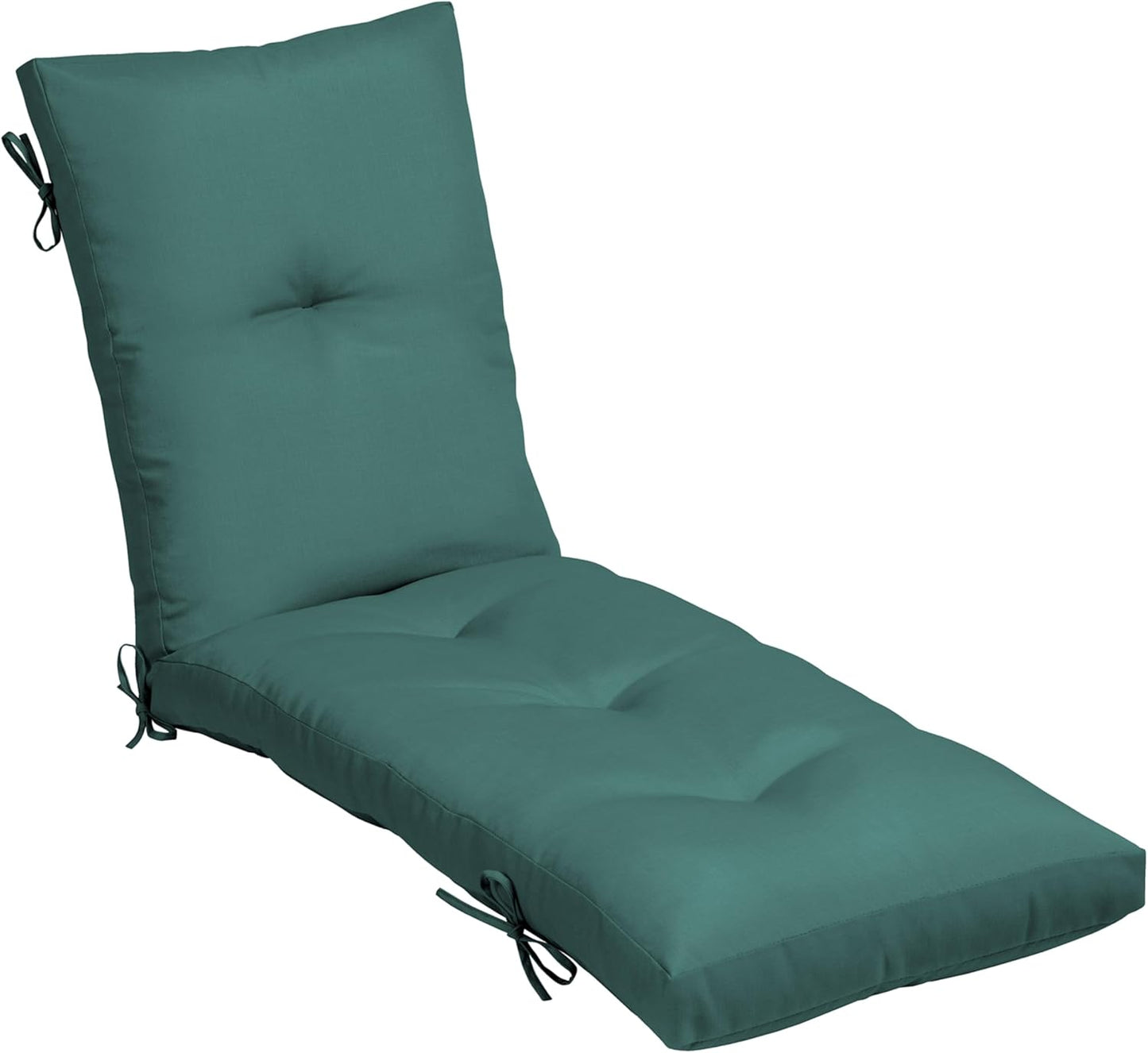 Arden Outdoor Plush Modern Tufted Chaise Cushion for Loungers