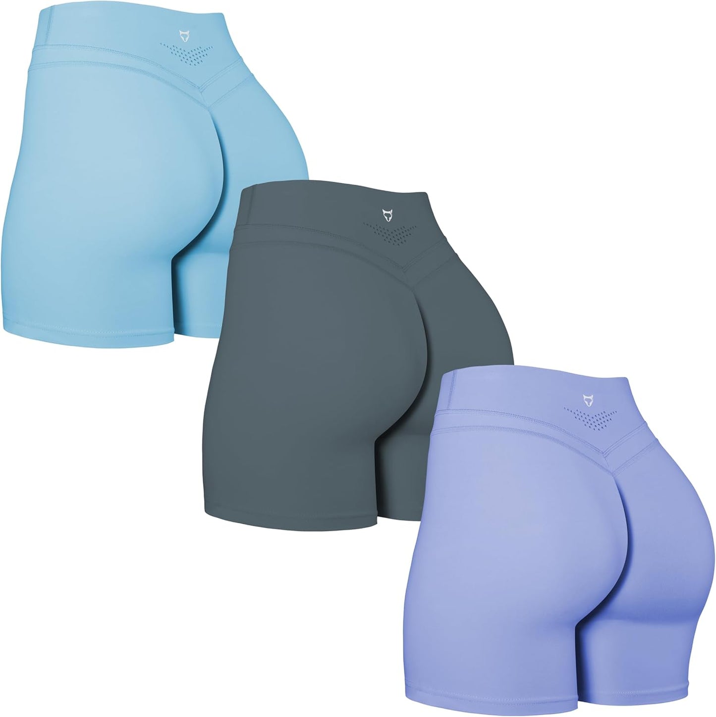 TomTiger Yoga Shorts for Women with Tummy Control and Style