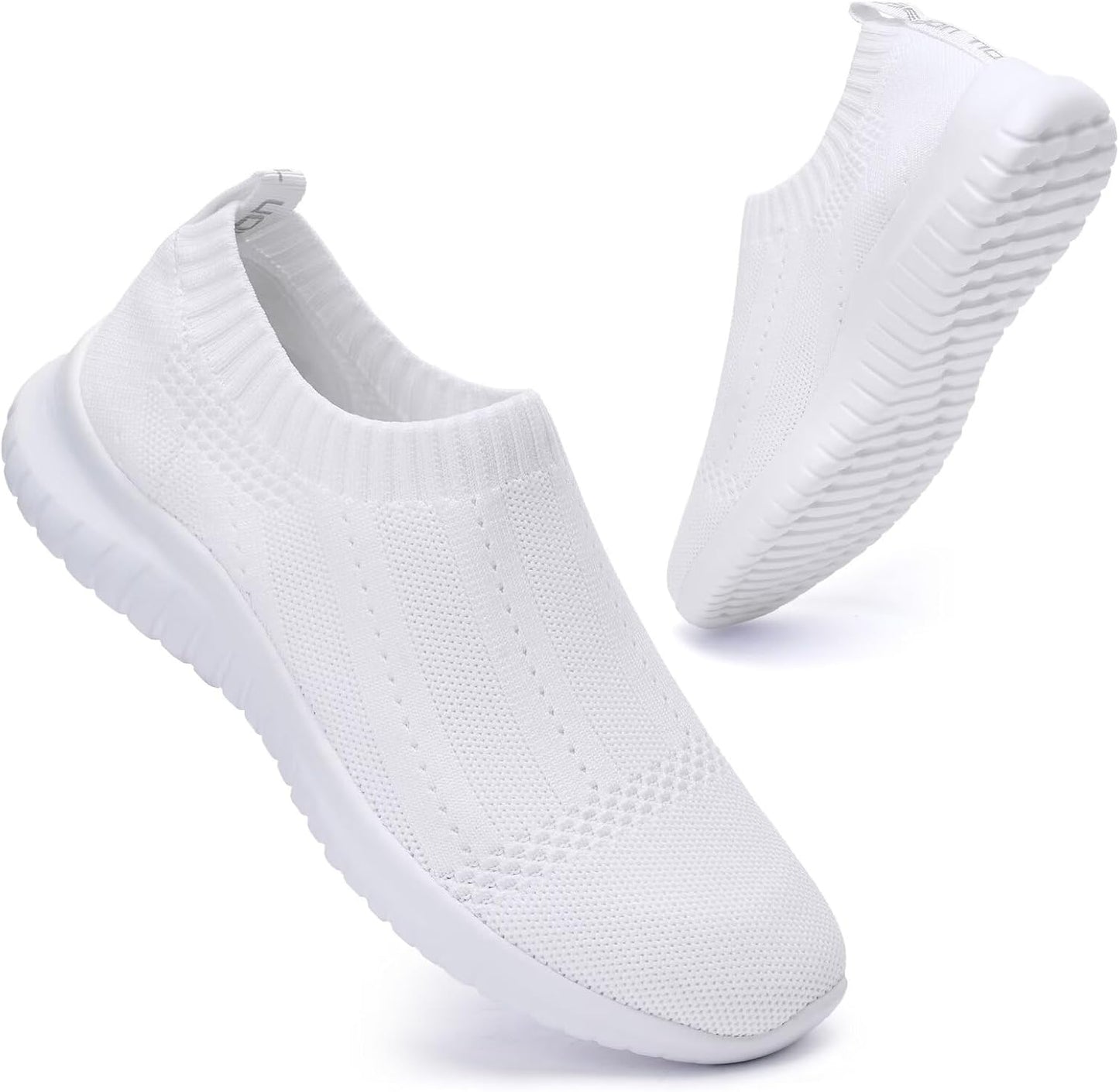 Breathable Mesh Slip On Sneakers for Women - Lightweight Comfort