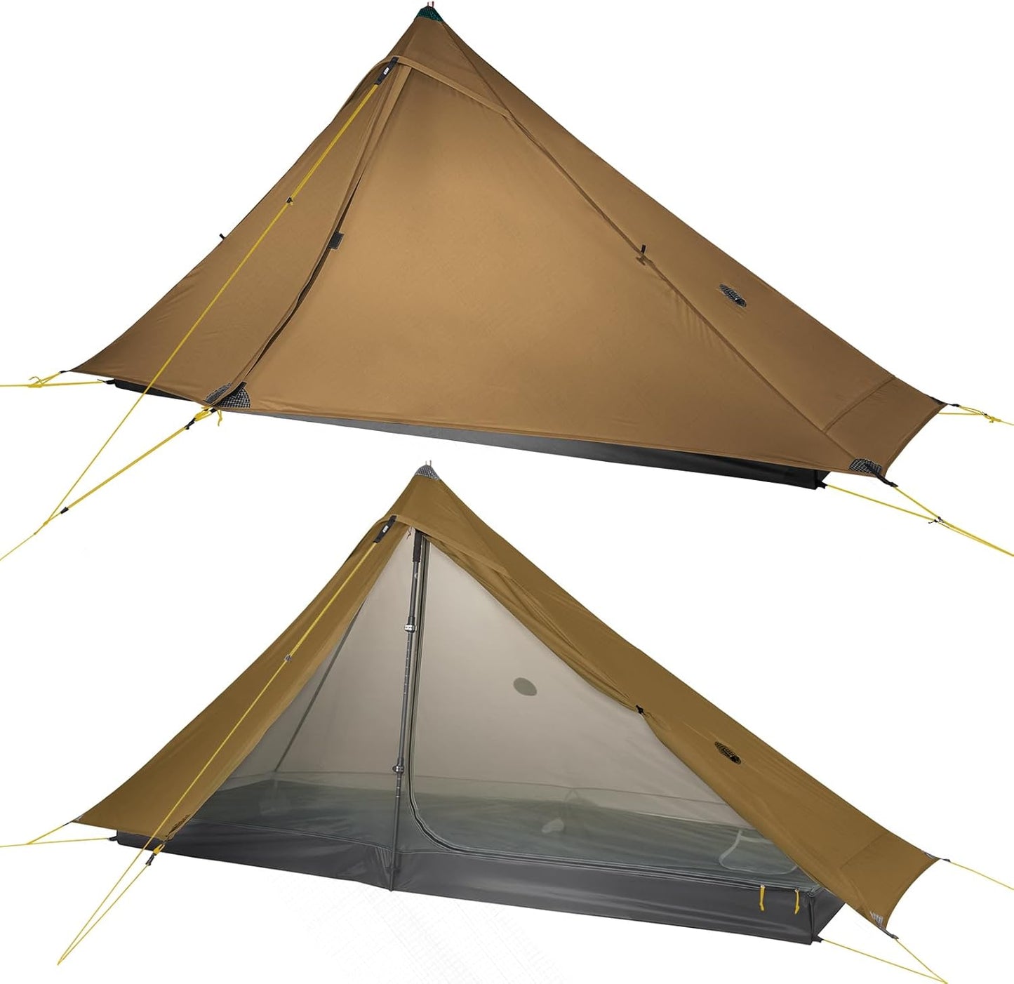 LANSHAN Ultralight Tent for 1-Person or 2-Person Camping