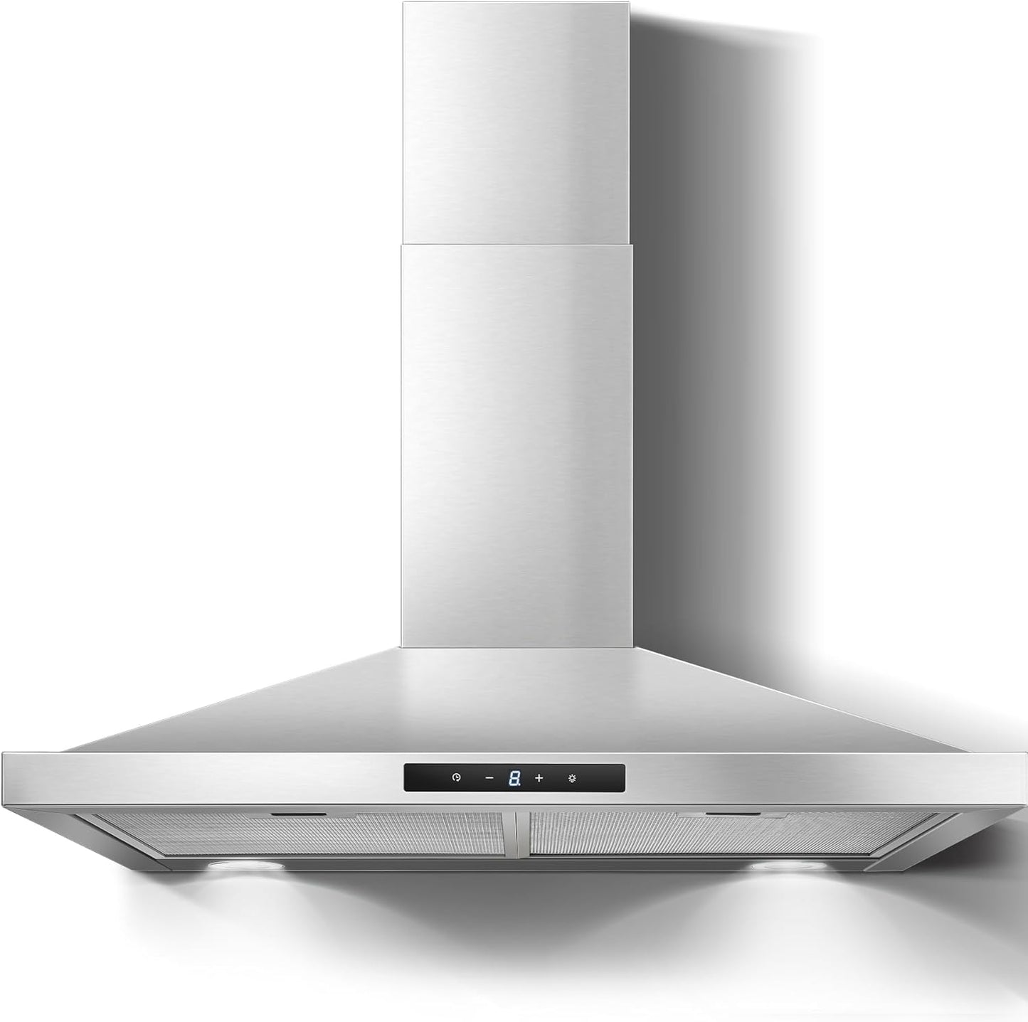 30 inch Stainless Steel Range Hood with Powerful Motor and Control