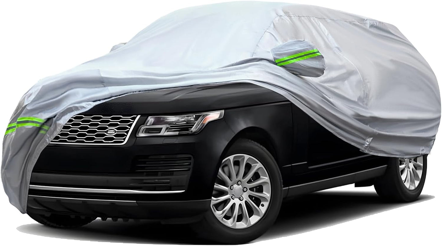 TUCAREST 6-Layers Premium Full Car Cover for SUV/MPV Protection