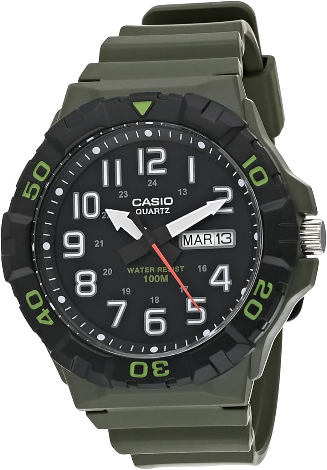 Casio MRW200H Series Men's Analog Watch with Sporty Design