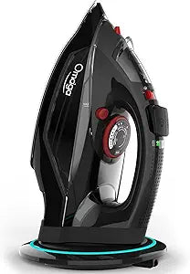 2023 Upgrade OMAIGA Cordless Iron with Steam and Ceramic Soleplate