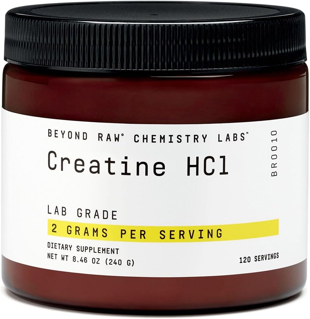 BEYOND RAW Creatine HCl Powder for Muscle Growth and Energy