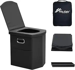 Upgrade XL Portable Toilet for Adults - Perfect for Camping