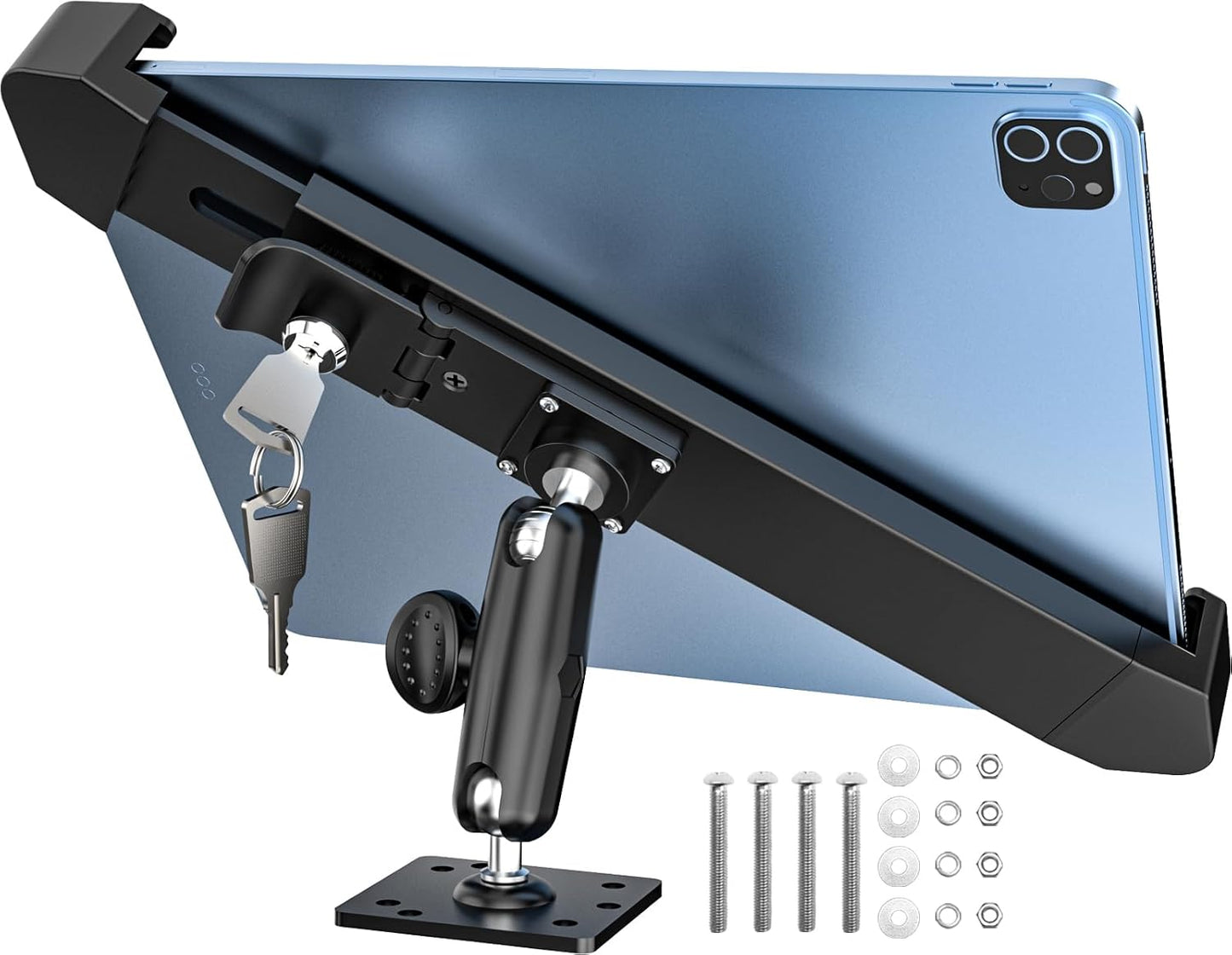 Dosvsi Locking Car Tablet Mount for Secure Device Use