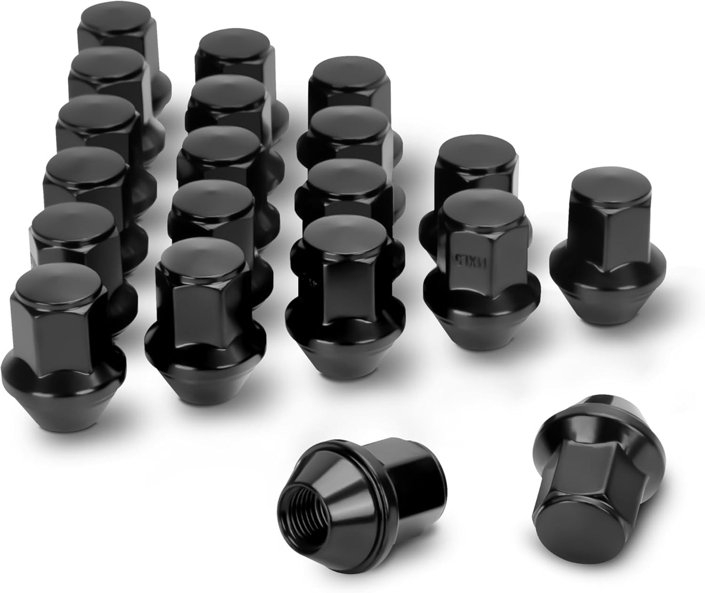 Dynofit 14x1.5 Wheel Lug Nuts for Ford Vehicles - 20PCS Set