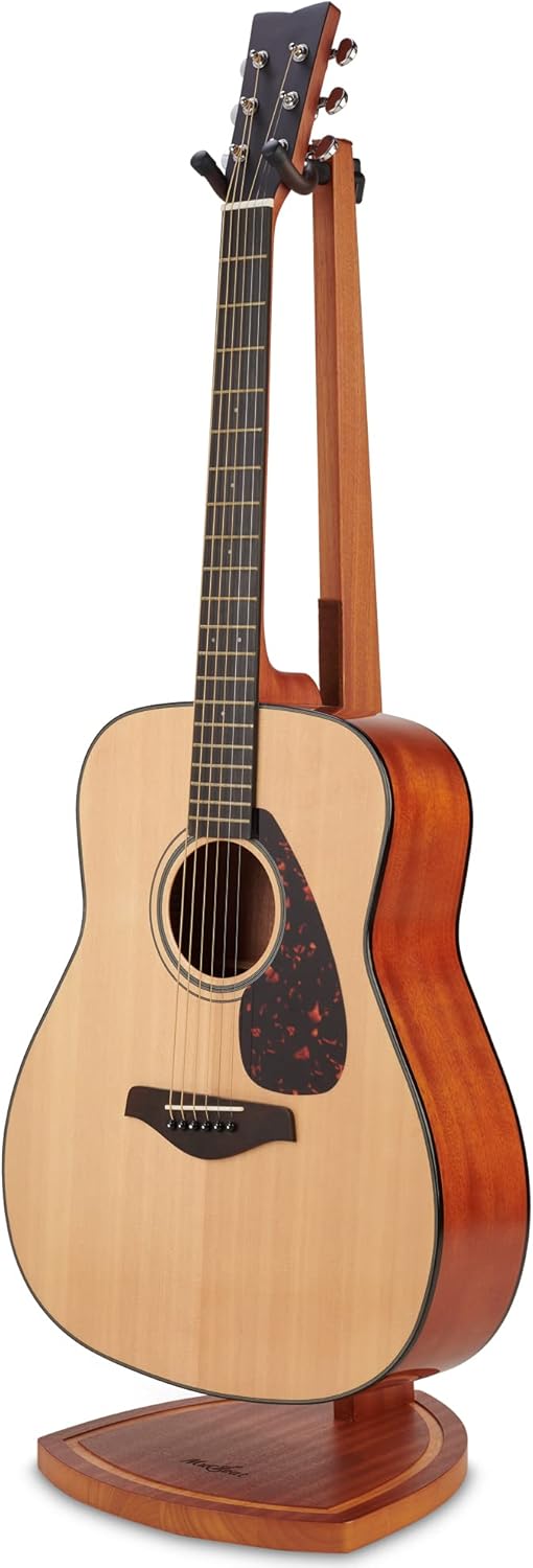 Mahogany Guitar Stand - Elegant Display Solution