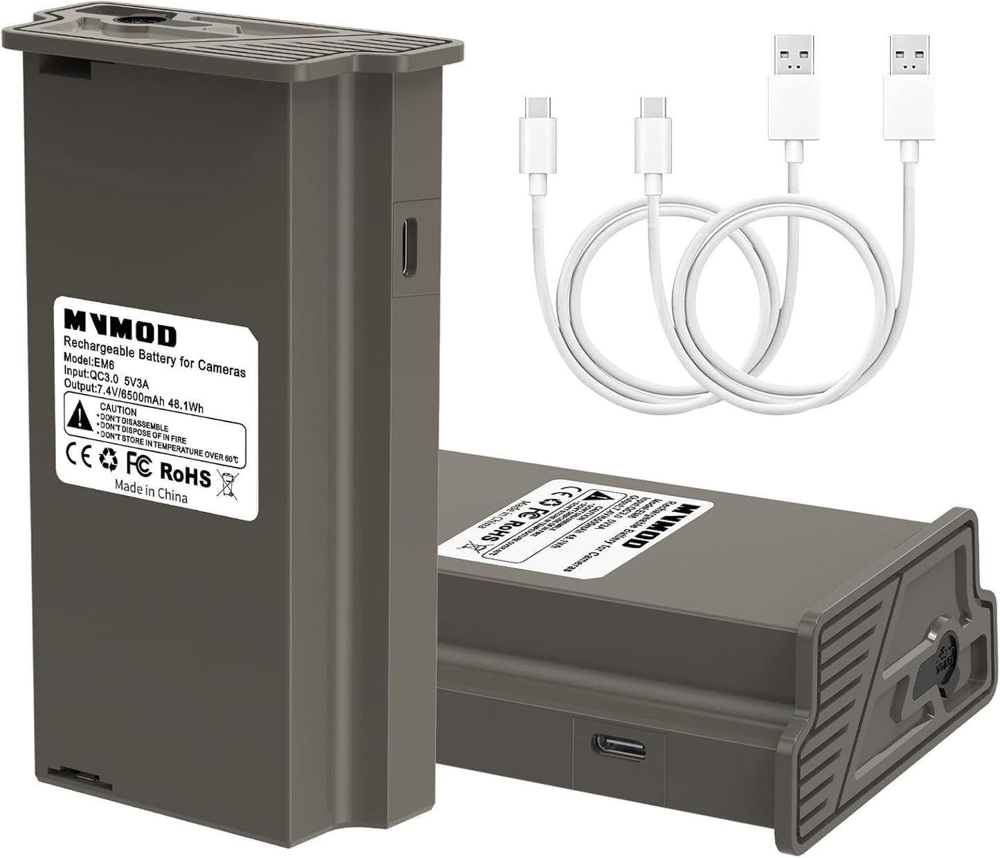Reveal Lipo Lithium Rechargeable Battery 2 Pack for Trail Cameras