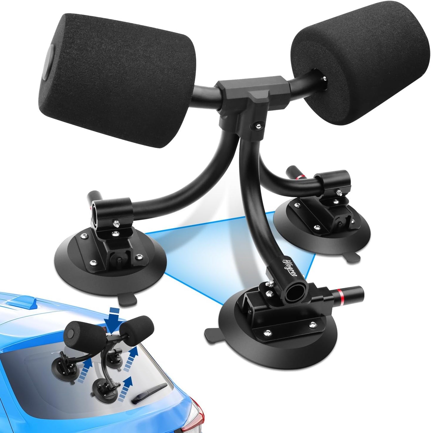 TriGrip Kayak Load Roller with 3 Suction Cups for Easy Loading