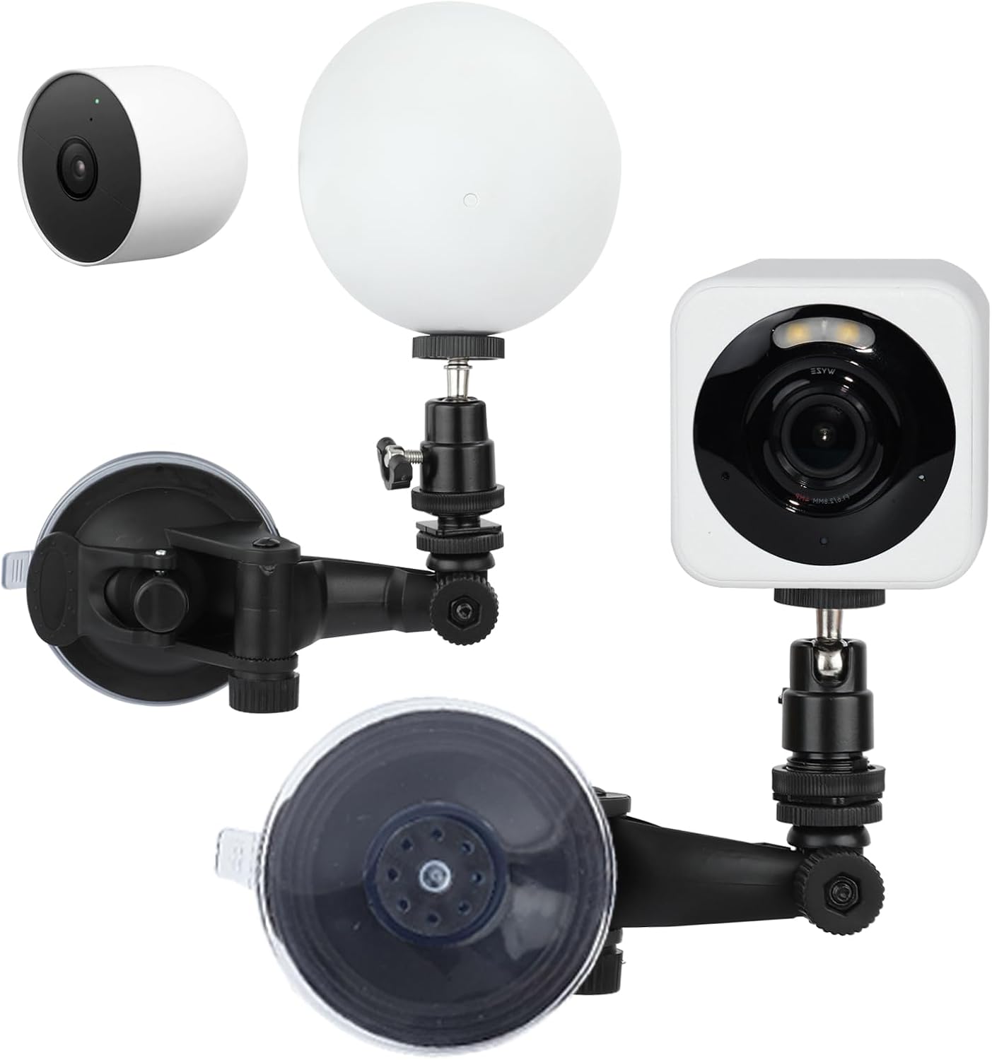TEKCAM Suction Cup Camera Mount 2 Pack
