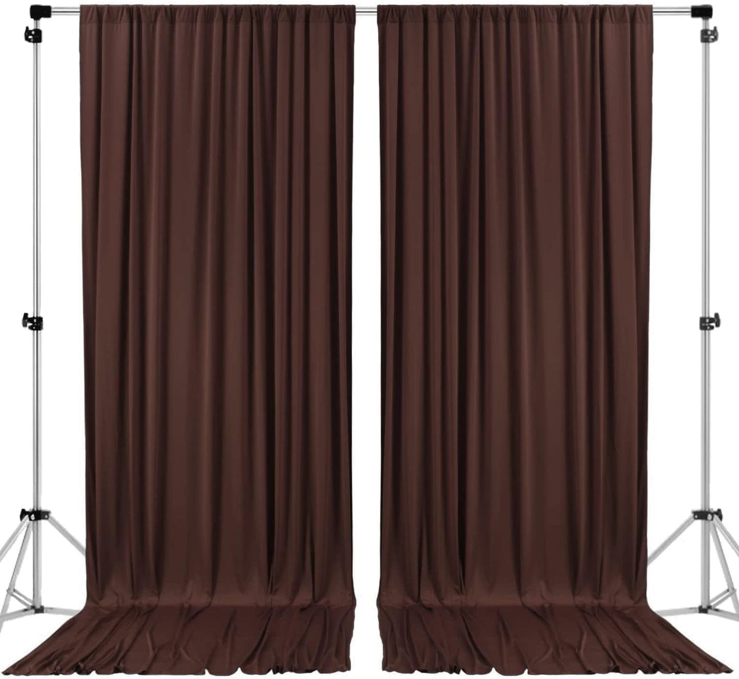 10ft x 10ft Brown IFR Polyester Backdrop by AK TRADING CO