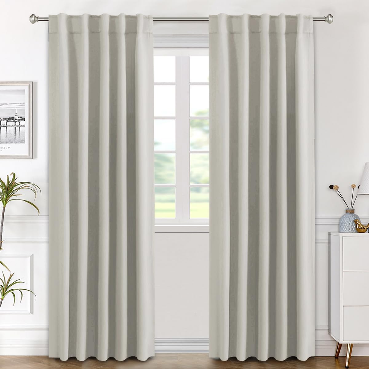 H.VERSAILTEX Blackout Curtains Thermal Insulated Window Panels