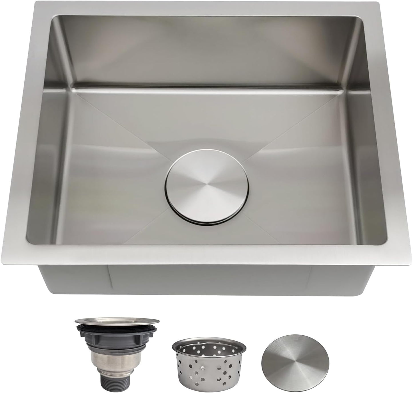 15x18 Inch Bar Sink Undermount for Outdoor and RV Use