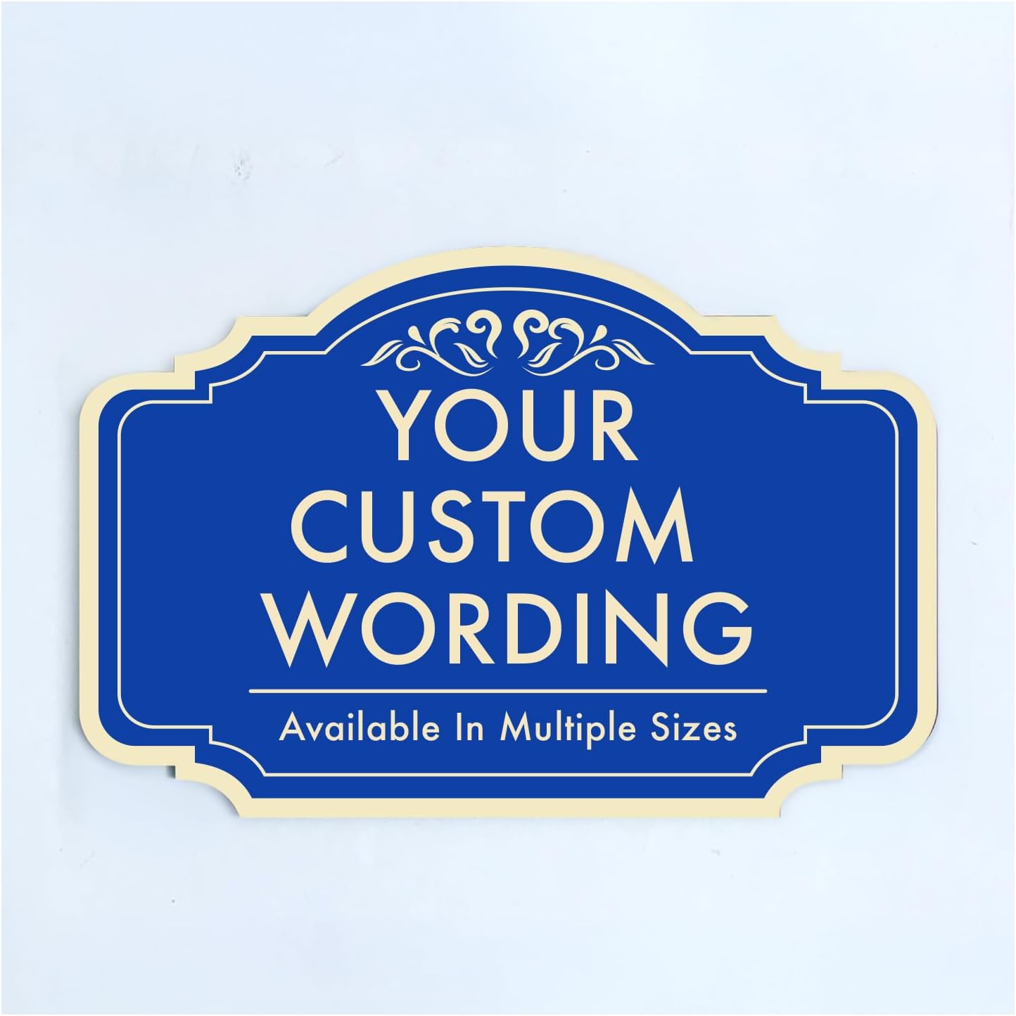 Custom Decorative Outdoor Metal Sign for Driveway Personalization