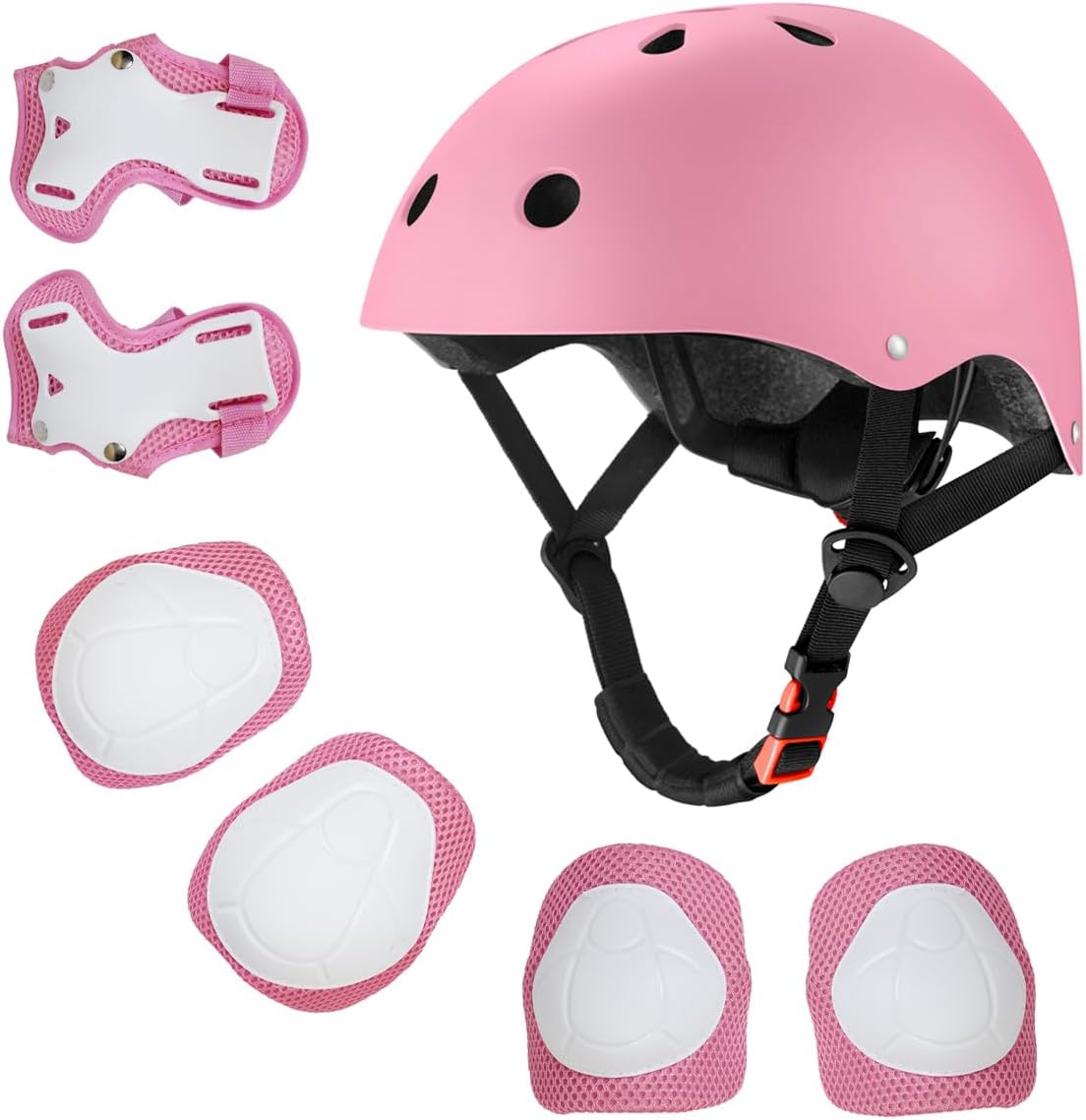 Gullora Kids Bike Helmet & Gear Set, Ages 2-14, Adjustable Safety