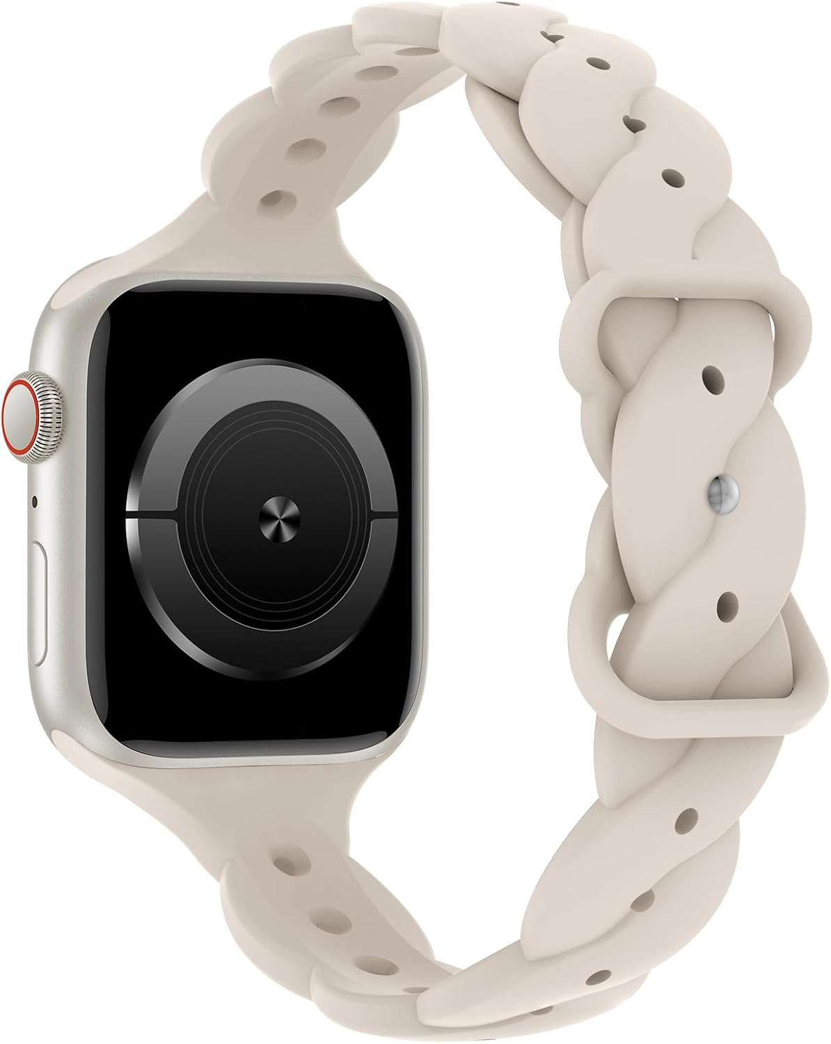 Silicone Braided Band for Apple Watch - Slim & Stylish!