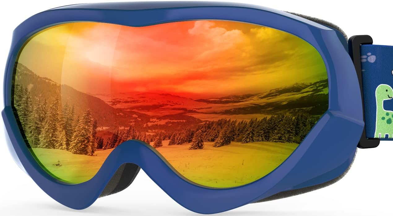 OutdoorMaster Kids Ski Goggles for Boys & Girls with UV Protection