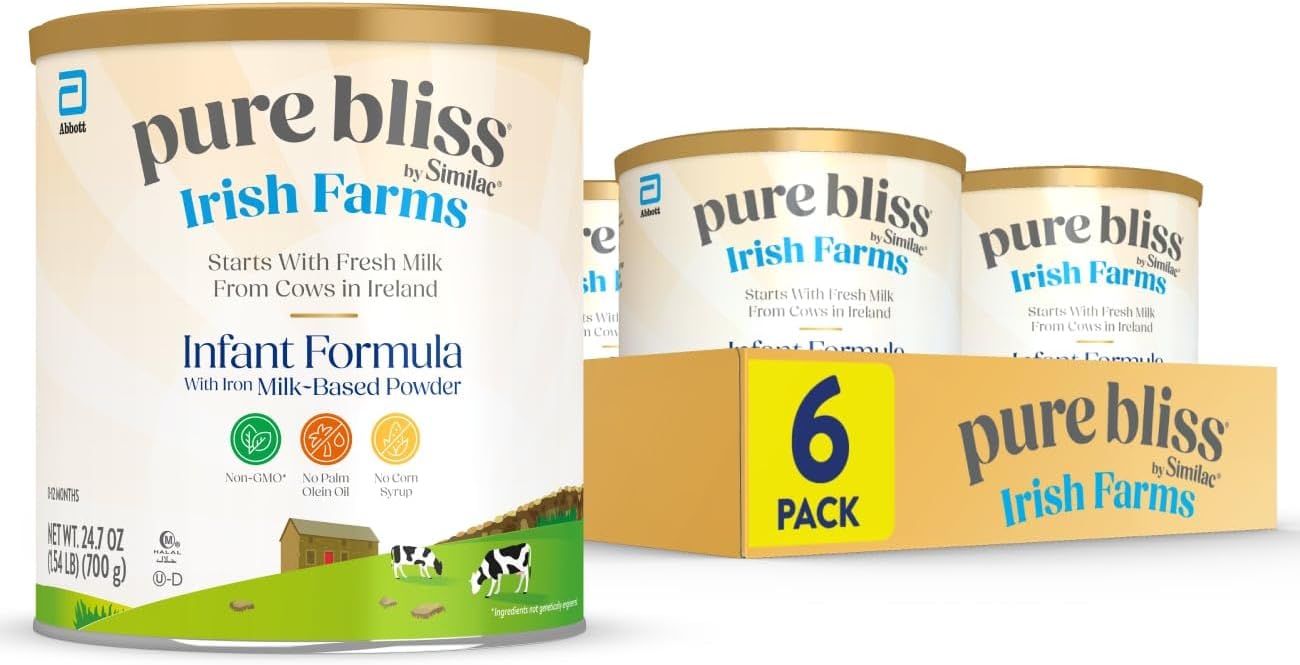 Pure Bliss Irish Farms Easy-to-Digest Baby Formula for Infants