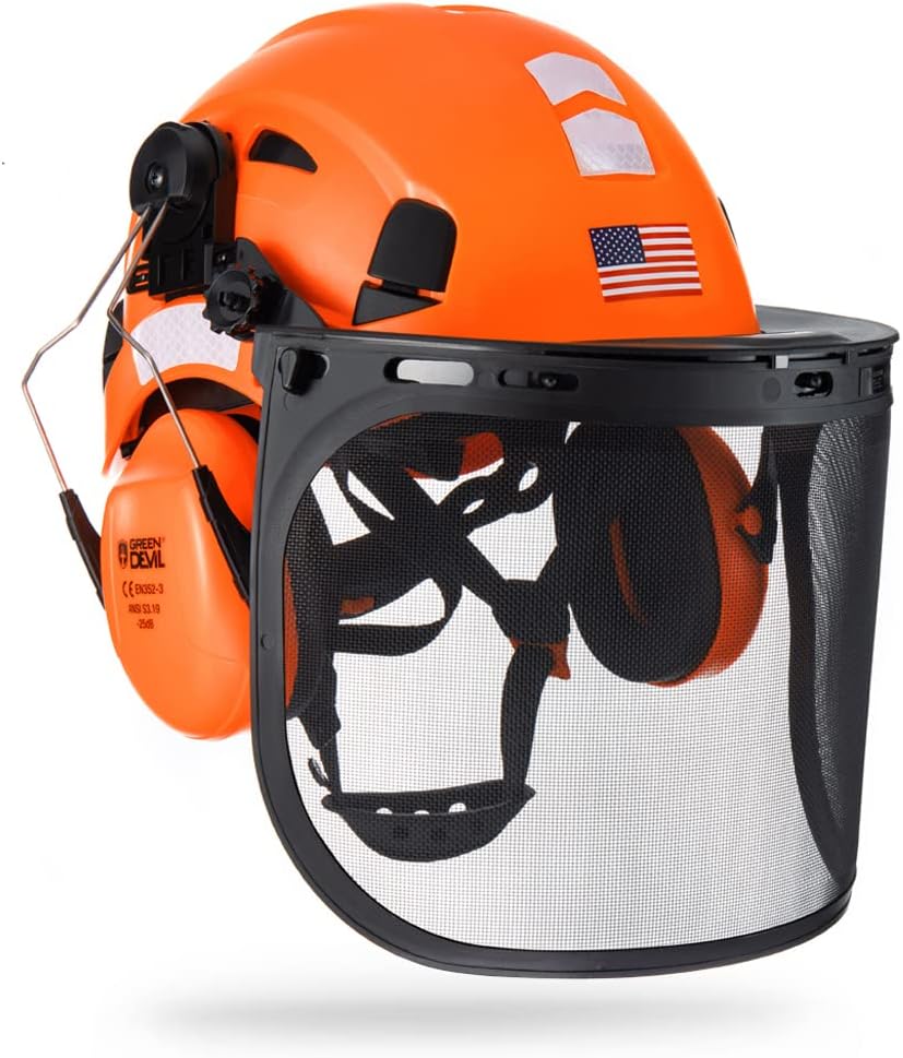 GREEN DEVIL Forestry Helmet - All-in-One Safety Gear