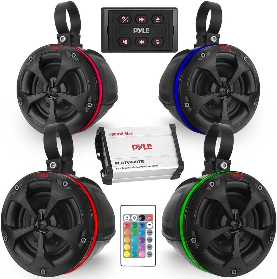 800W Waterproof Off-Road Bluetooth Speakers