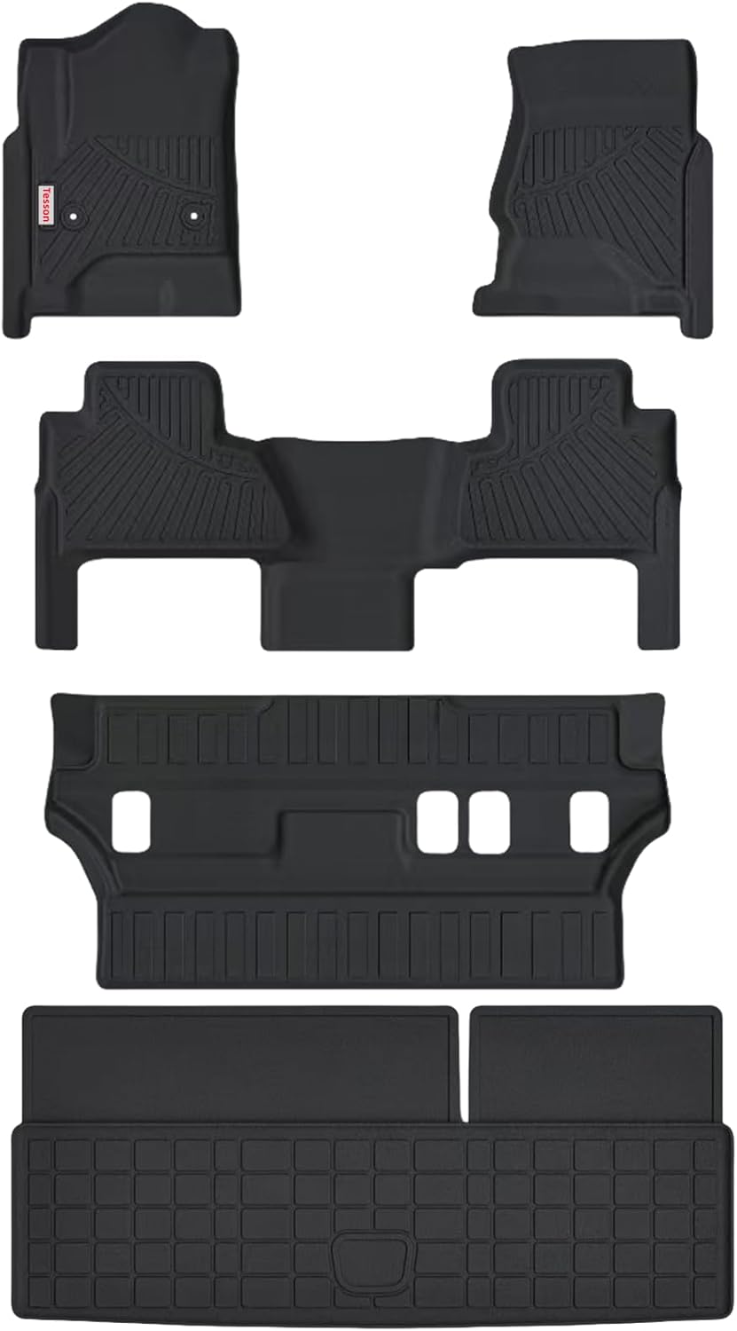 Custom Fit Tesson Floor Mats for Chevy Tahoe & GMC Yukon 2015-2020