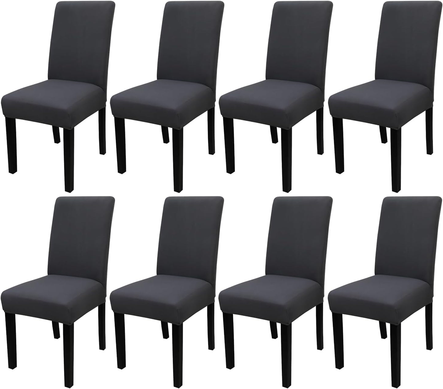 High Stretch Dining Room Chair Covers Set of 8 for Protection