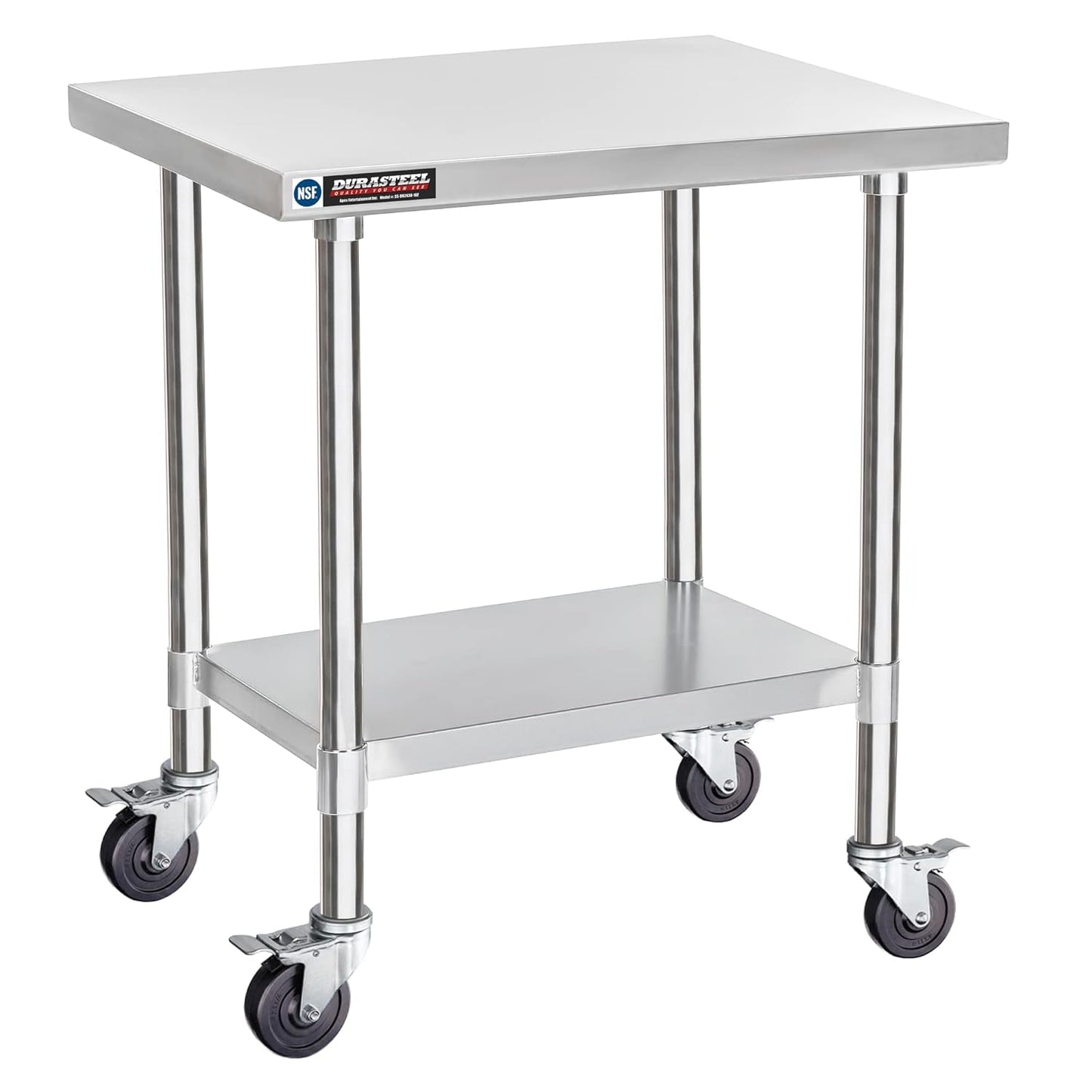 DuraSteel 24x30 Stainless Steel Worktable - NSF Certified