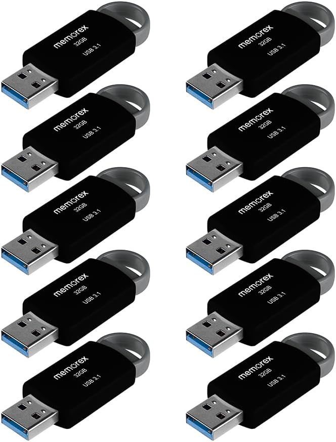32GB Memorex USB 3.1 Flash Drive for Fast File Transfers
