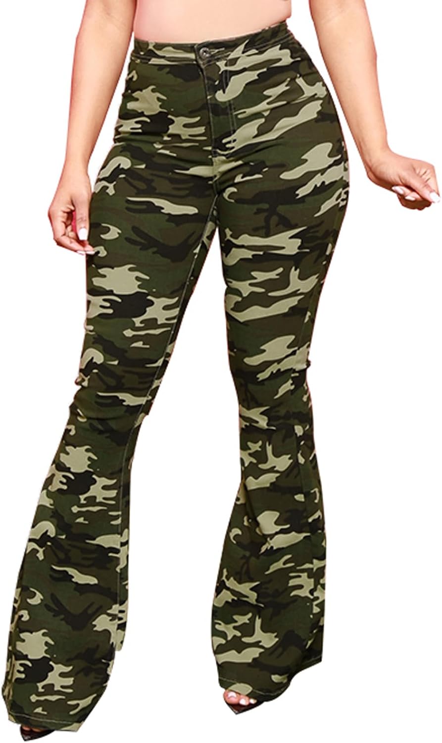High Waisted Vintage Bell Bottom Jeans for Women - Flared Style