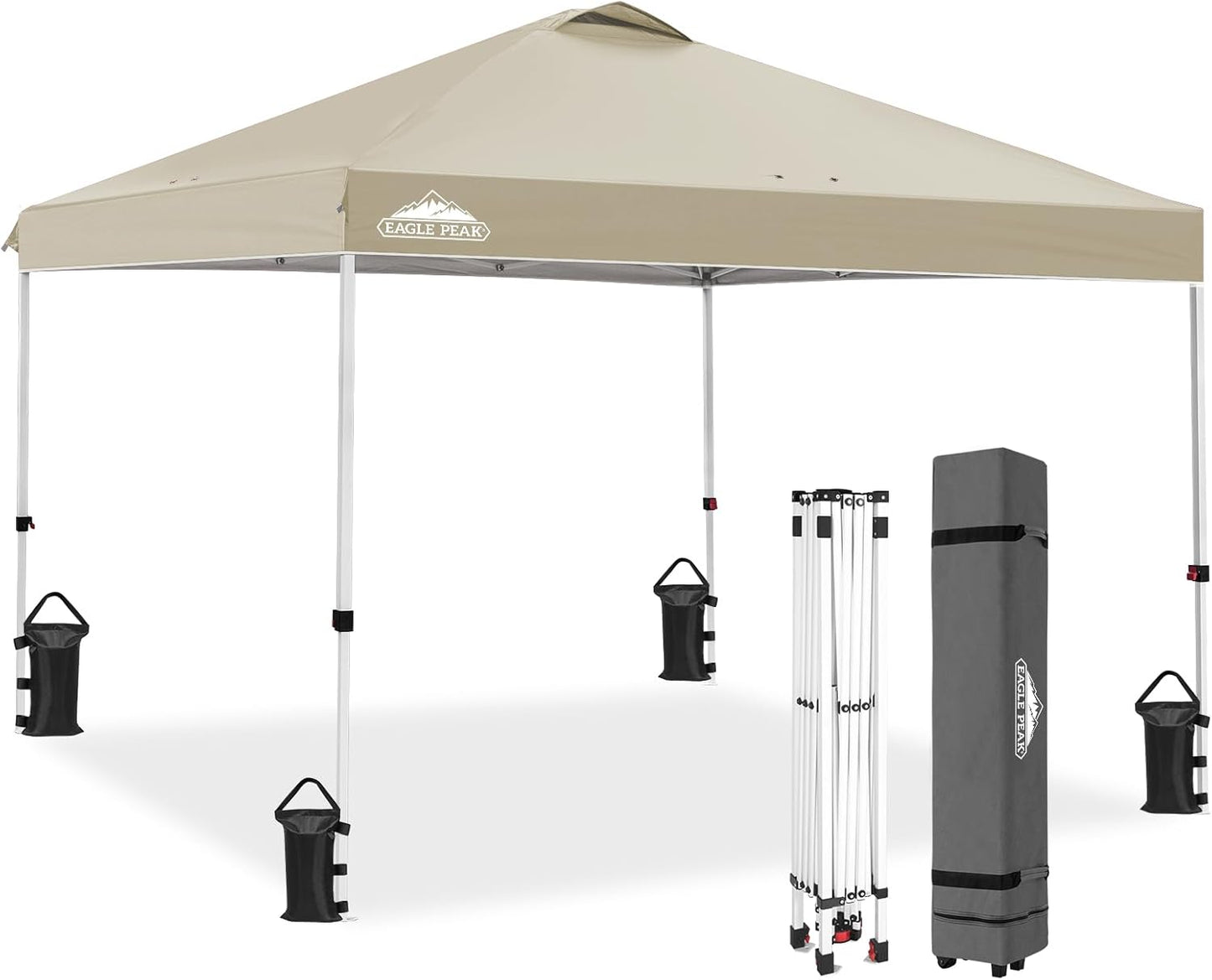 EAGLE PEAK Pop Up Canopy Tent for Easy Outdoor Setup