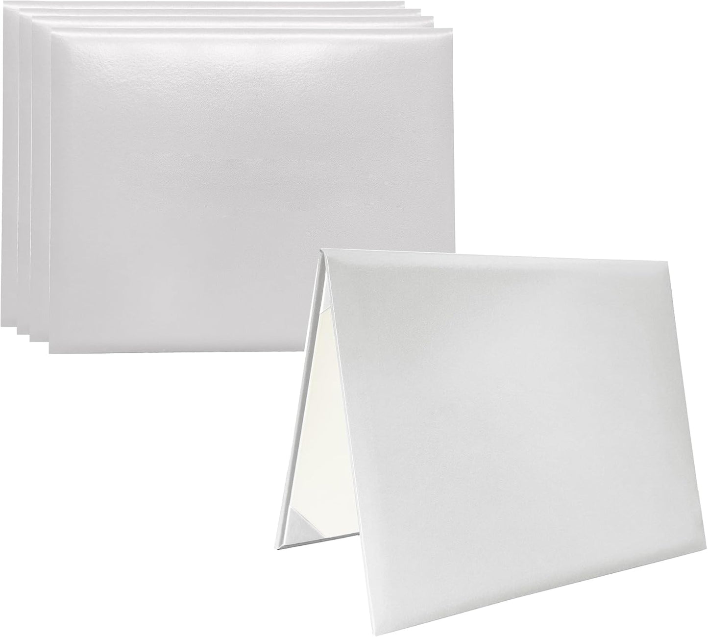 5 PCS Smooth Diploma Certificate Covers for Graduation and More