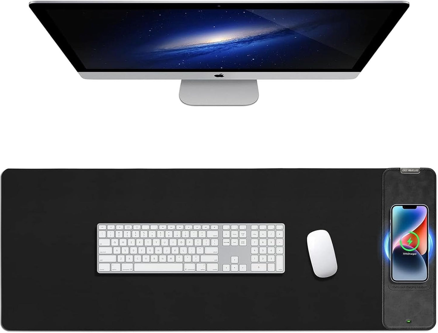 Wireless Charging Mouse Pad for Gaming and Office Use