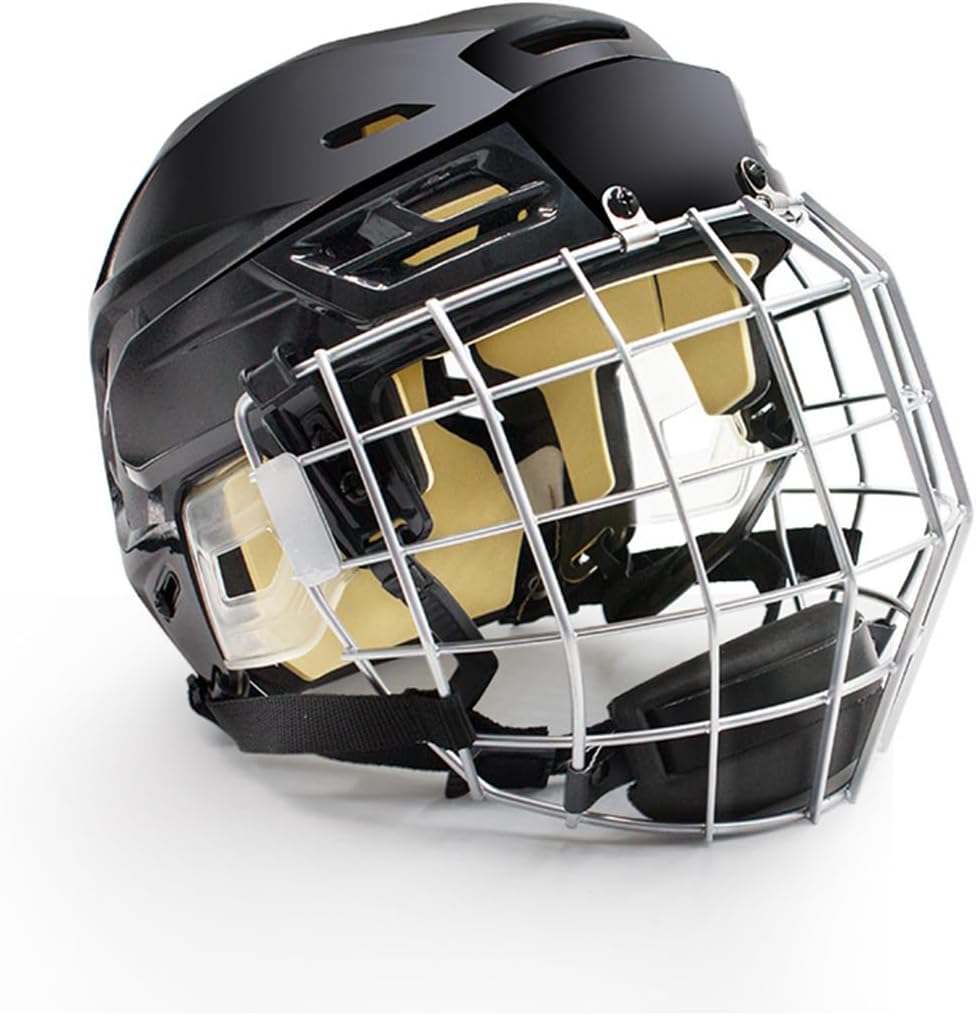 Breathable Ice Hockey Helmet with Cage - Youth/Adult