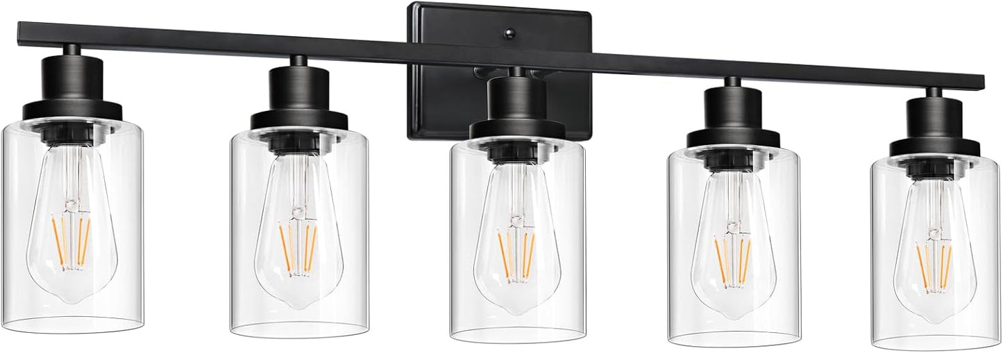 Ascher 5-Light Wall Sconces for Modern Vanity Lighting