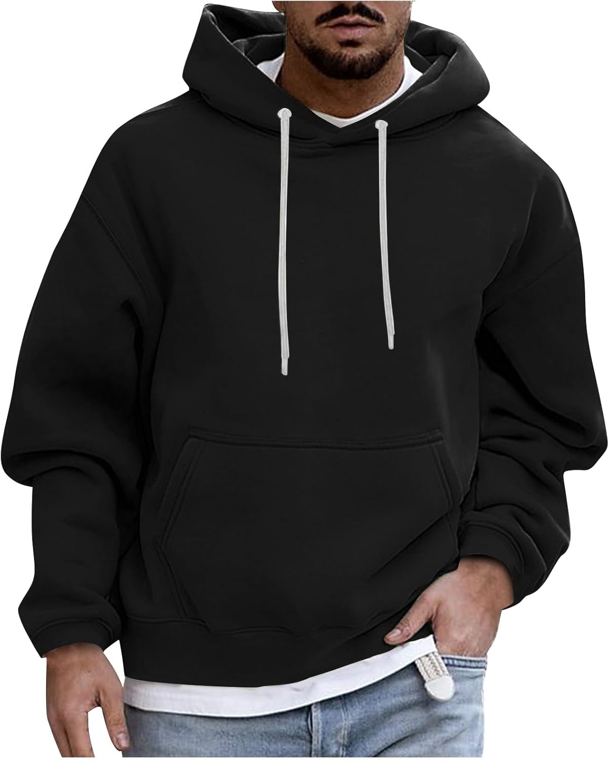 Cozy Unisex Fall Hoodie - Solid Color, S-3XL