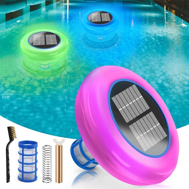 Pool Ionizer for Above Ground Pool with 7-Colored LED Light