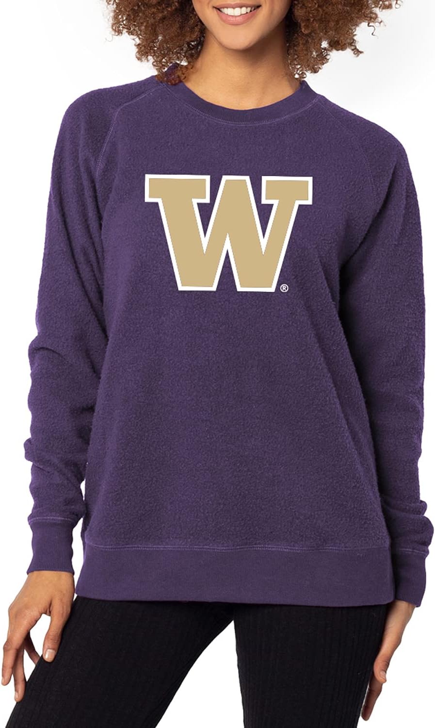Chicka-d Women's Home Base Crew: Super Soft Cloud Fleece