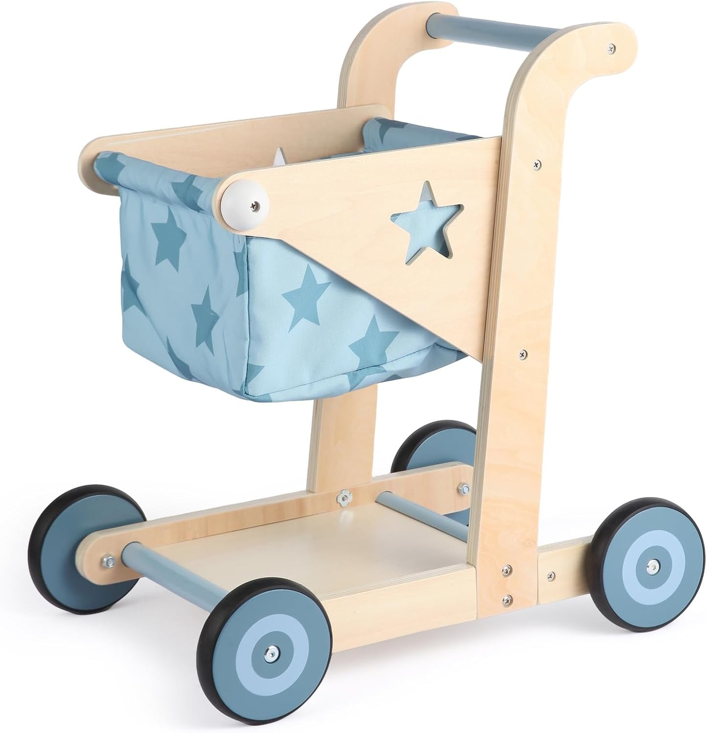 Asweets 2 in 1 Wooden Baby Walker for Learning and Fun