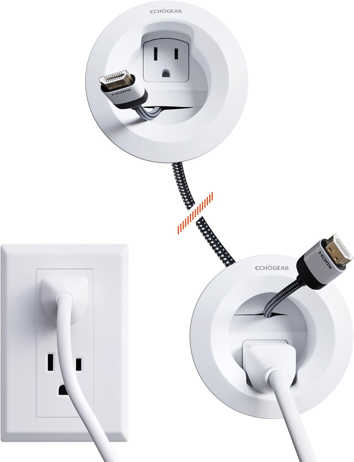 Hide TV Wires Easily with ECHOGEAR Cable Kit