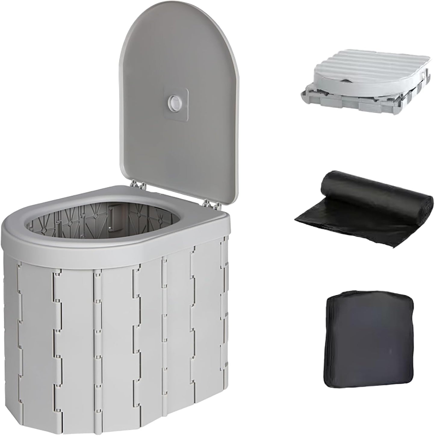XL Portable Camping Toilet for Adults - Emergency Ready