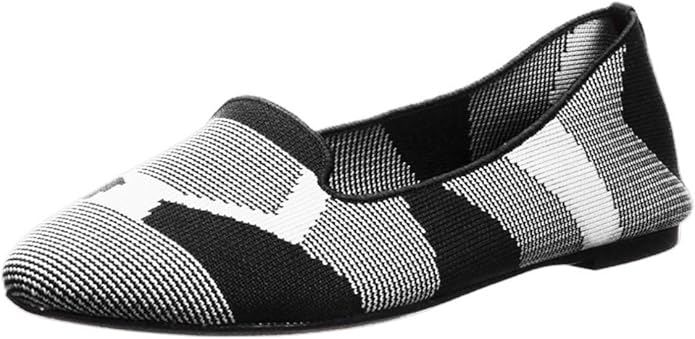 Skechers Women's Cleo-Sherlock Knit Loafer Skimmer Ballet Flat Review